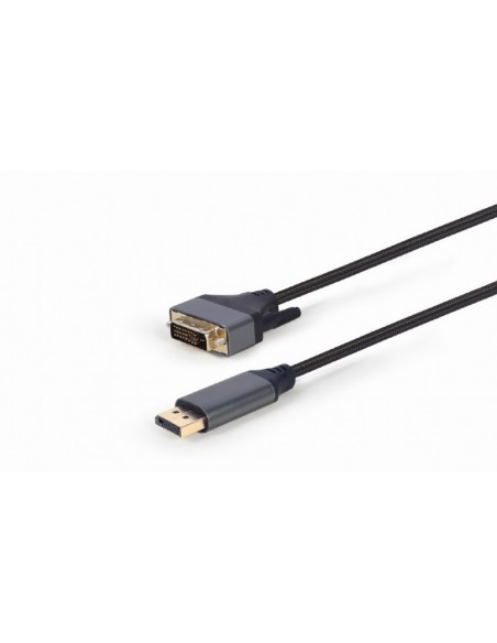 Gembird CC-DPM-DVIM-4K-6 adaptador de cable de vídeo 1,8 m DisplayPort DVI Negro
