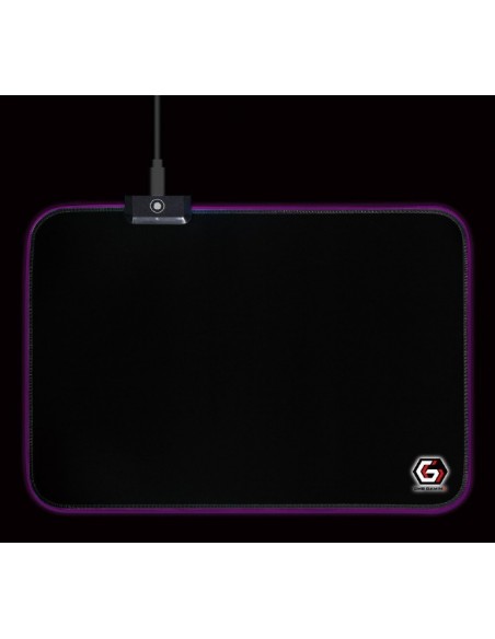 Gembird MP-GAMELED-M alfombrilla para ratón Alfombrilla de ratón para juegos Negro