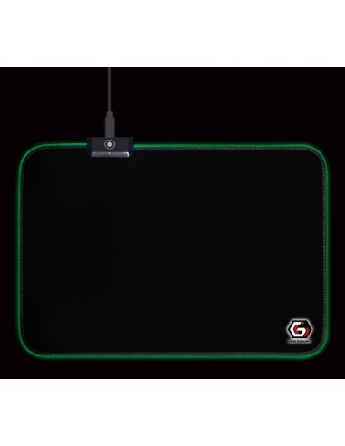 Gembird MP-GAMELED-M alfombrilla para ratón Alfombrilla de ratón para juegos Negro