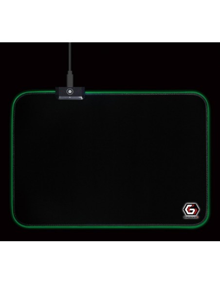 Gembird MP-GAMELED-M alfombrilla para ratón Alfombrilla de ratón para juegos Negro