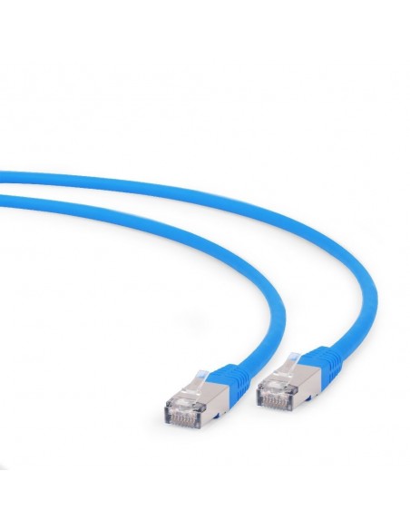 Gembird PP6A-LSZHCU-B-0.25M cable de red Azul 0,25 m Cat6a S FTP (S-STP)