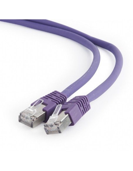Gembird PP6A-LSZHCU-V-0.5M cable de red Violeta 0,5 m Cat6a S FTP (S-STP)