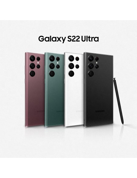 Samsung Galaxy S22 Ultra SM-S908B 17,3 cm (6.8") SIM doble Android 12 5G USB Tipo C 8 GB 128 GB 5000 mAh Borgoña