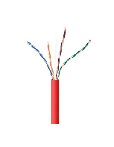 Gembird UPC-5004E-SOL-R cable de red Rojo 305 m Cat5e U UTP (UTP)
