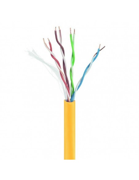 Gembird UPC-5004E-SOL-Y cable de red Amarillo 305 m Cat5e U UTP (UTP)