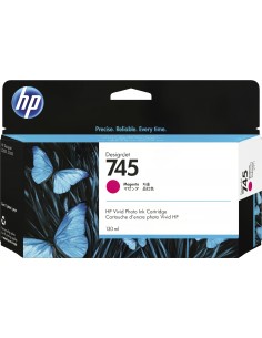HP Cartucho de tinta DesignJet 745 magenta de 130 ml
