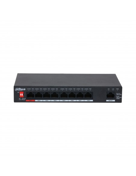 Dahua Technology PoE DH-PFS3009-8ET1GT-96 switch No administrado L2 Fast Ethernet (10 100) Energía sobre Ethernet (PoE) Negro
