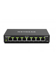 NETGEAR GS308E Gestionado Gigabit Ethernet (10 100 1000) Negro