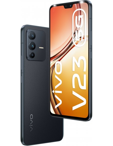 VIVO V23 5G 16,4 cm (6.44") SIM doble Android 12 USB Tipo C 12 GB 256 GB 4200 mAh Negro