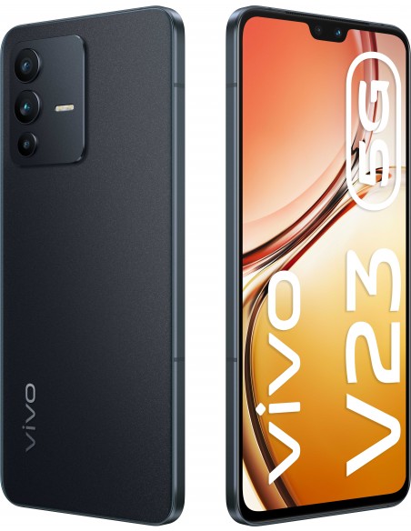 VIVO V23 5G 16,4 cm (6.44") SIM doble Android 12 USB Tipo C 12 GB 256 GB 4200 mAh Negro