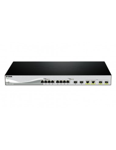 D-Link DXS-1210-12SC E switch Gestionado L2 10G Ethernet (100 1000 10000) 1U Negro, Plata