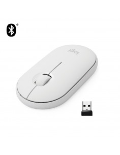 Logitech Pebble M350 ratón Ambidextro RF Wireless + Bluetooth Óptico 1000 DPI 2