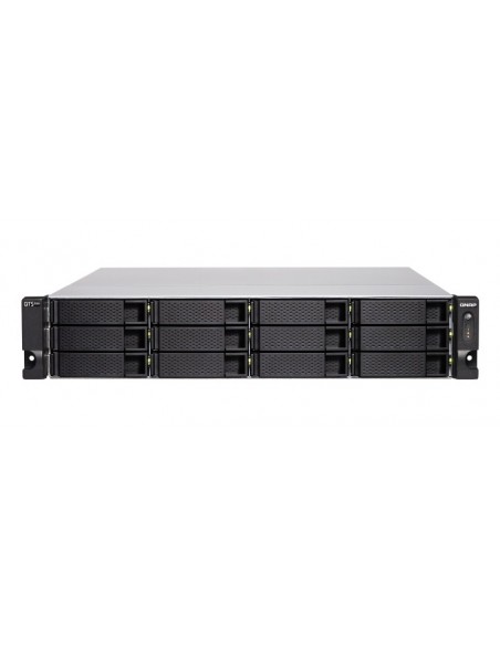 QNAP TS-h1283XU-RP NAS Bastidor (2U) Ethernet Negro, Gris E-2236