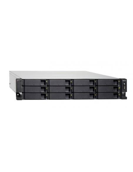 QNAP TS-h1283XU-RP NAS Bastidor (2U) Ethernet Negro, Gris E-2236