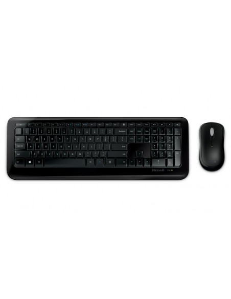 Microsoft Wireless Desktop 850 teclado Ratón incluido RF inalámbrico Español Negro