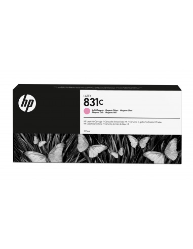 HP Cartucho de tinta magenta claro 831C Latex de 775 ml