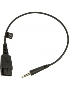 Jabra 8800-00-99 cambiador de género para cable Quick Disconnect (QD) 3,5 mm Negro