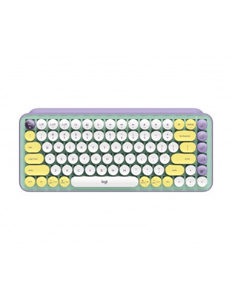 Logitech POP Keys Wireless Mechanical Keyboard With Emoji Keys teclado Bluetooth AZERTY Francés Color menta