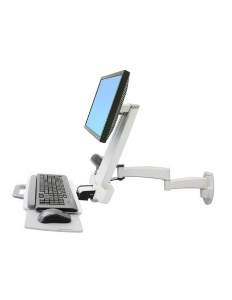 Ergotron 200 Series Combo Arm 61 cm (24") Blanco Pared