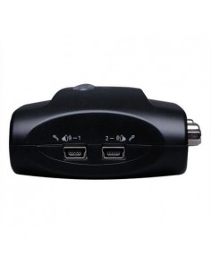 Tripp Lite B004-VUA2-K-R KVM Compacto de 2 Puertos USB con Audio y Cables 2