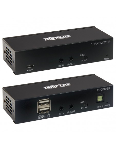Tripp Lite B127A-1A1-BHBH extensor audio video Transmisor y receptor de señales AV Negro