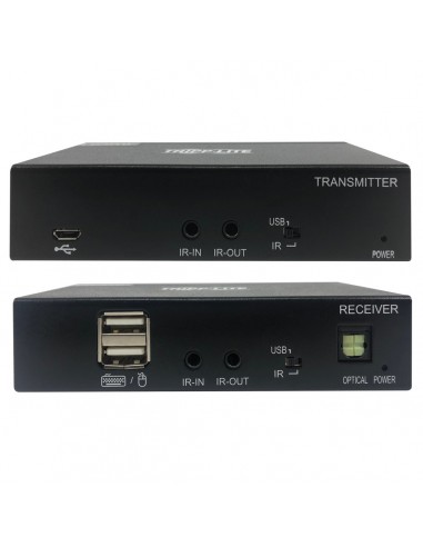 Tripp Lite B127A-1A1-BHBH extensor audio video Transmisor y receptor de señales AV Negro