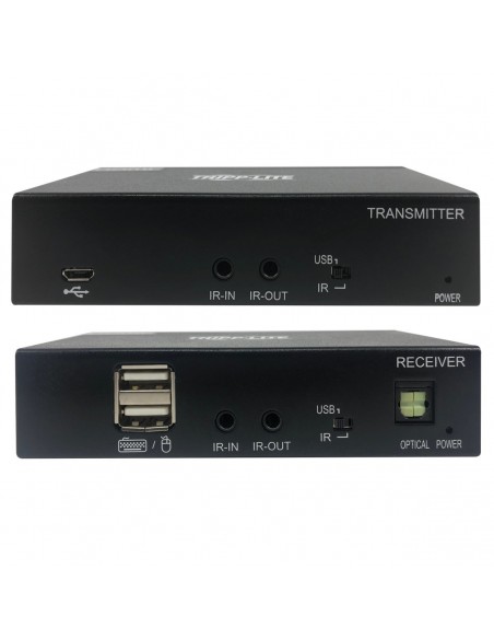 Tripp Lite B127A-1A1-BHBH extensor audio video Transmisor y receptor de señales AV Negro