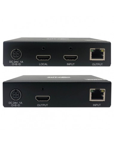Tripp Lite B127A-1A1-BHBH extensor audio video Transmisor y receptor de señales AV Negro