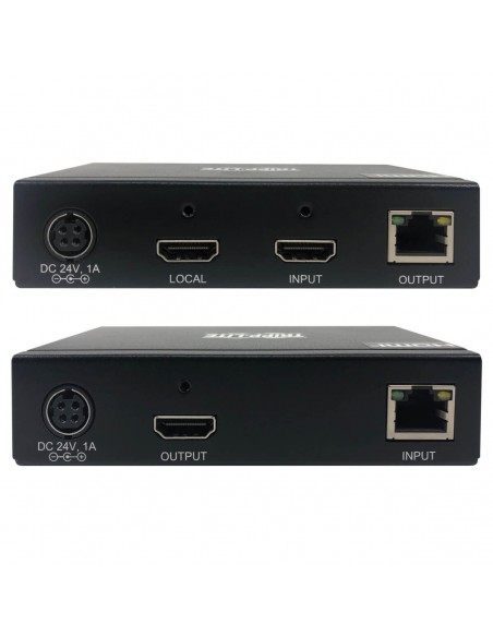 Tripp Lite B127A-1A1-BHBH extensor audio video Transmisor y receptor de señales AV Negro