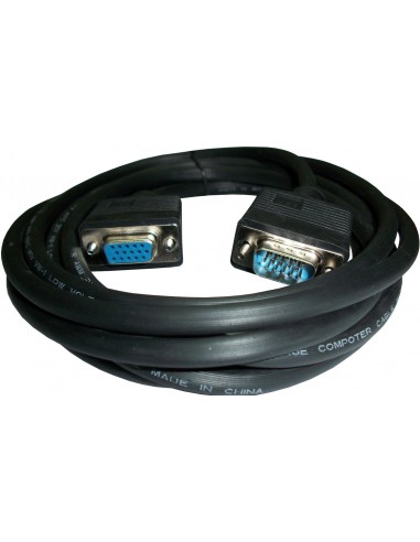 3GO 10m VGA M FM cable VGA VGA (D-Sub) Negro