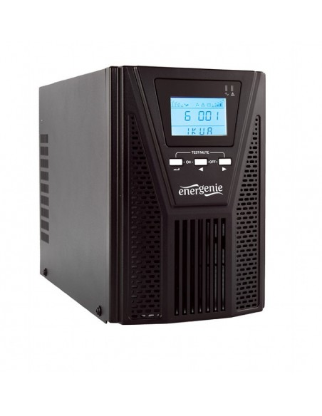 Gembird EG-UPSO-1000 sistema de alimentación ininterrumpida (UPS) Doble conversión (en línea) 1 kVA 900 W 4 salidas AC