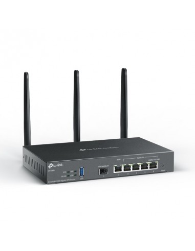 TP-Link ER706W router inalámbrico Gigabit Ethernet Doble banda (2,4 GHz   5 GHz) Negro
