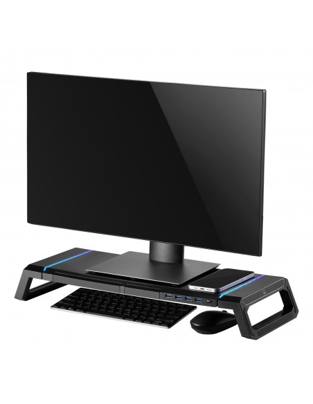 Ewent EW1268 soporte para monitor Negro Escritorio