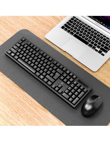 Ewent EW3281 teclado Ratón incluido RF inalámbrico QWERTY Español Negro