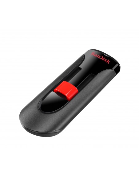 SanDisk Cruzer Glide unidad flash USB 256 GB USB tipo A 2.0 Negro, Rojo