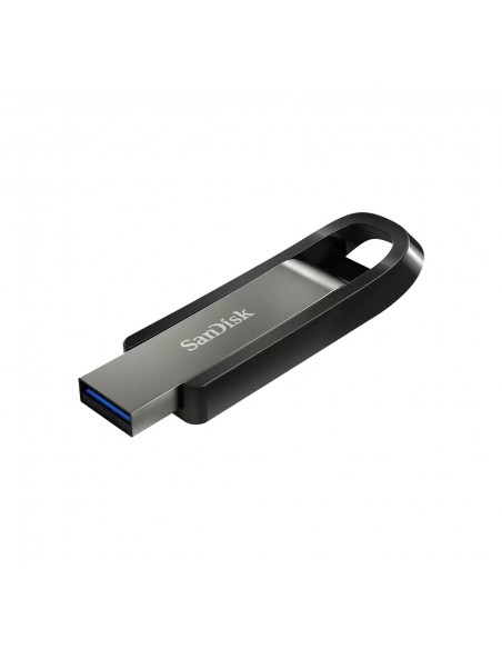SanDisk Extreme Go unidad flash USB 64 GB USB tipo A 3.2 Gen 1 (3.1 Gen 1) Acero inoxidable