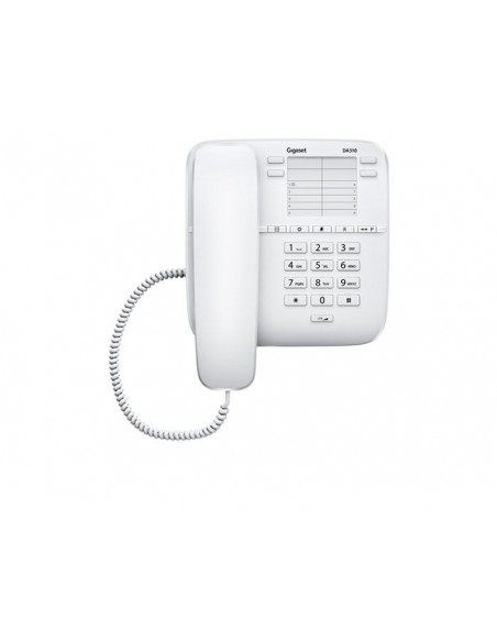 Gigaset DA310 Teléfono analógico Blanco