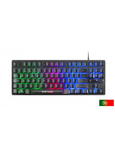 Mars Gaming MCPTKLPT Combo RGB Teclado y Ratón 3200DPI Diseño TKL Idioma Portugués