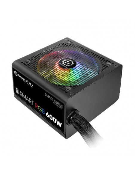Thermaltake Smart RGB unidad de fuente de alimentación 600 W 20+4 pin ATX ATX Negro