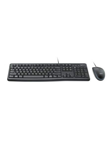 Logitech MK120 teclado Ratón incluido USB Francés Negro