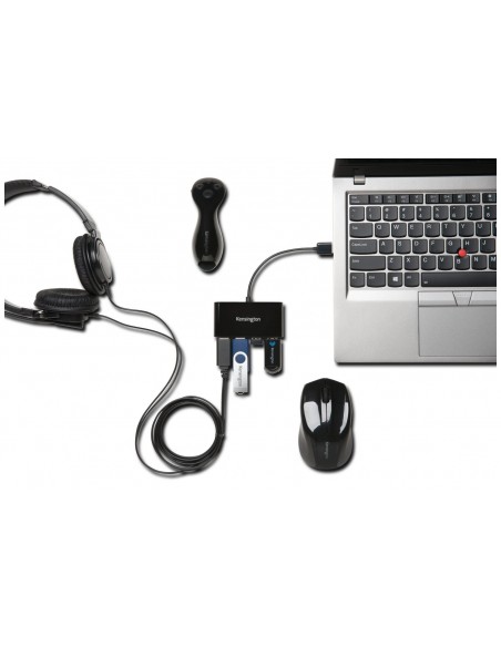 Kensington Hub USB 2.0 de 4 puertos