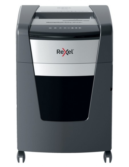 Rexel XP418+ triturador de papel Corte cruzado 55 dB Negro