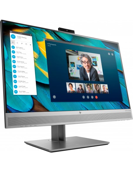 HP EliteDisplay E243m pantalla para PC 60,5 cm (23.8") 1920 x 1080 Pixeles Full HD LED Negro, Plata
