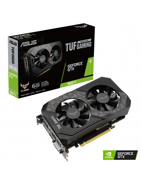 ASUS TUF Gaming Gaming GeForce® GTX 1660 Ti EVO OC Edition NVIDIA GeForce GTX 1660 Ti 6 GB GDDR6
