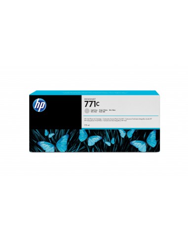 HP Cartucho de tinta DesignJet 771C gris claro de 775 ml