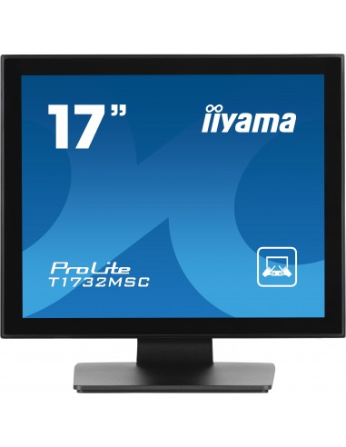 iiyama ProLite pantalla para PC 43,2 cm (17") 1280 x 1024 Pixeles LED Pantalla táctil Mesa Negro