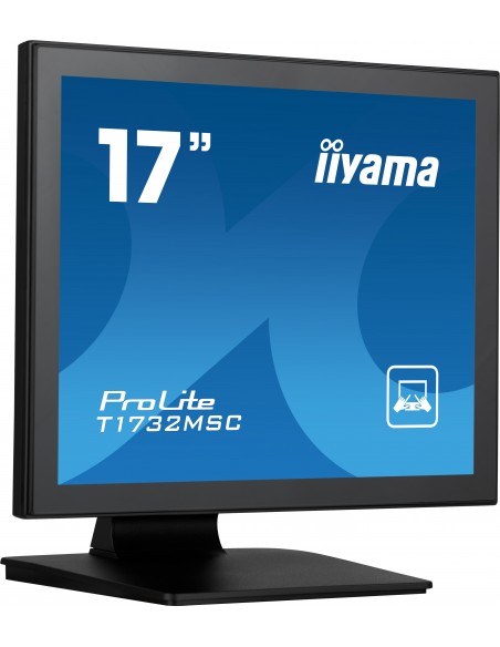 iiyama ProLite pantalla para PC 43,2 cm (17") 1280 x 1024 Pixeles LED Pantalla táctil Mesa Negro