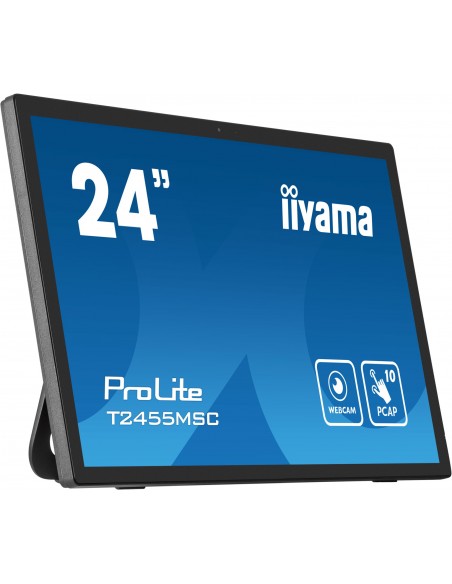 iiyama T2455MSC-B1 pantalla de señalización Pantalla plana para señalización digital 61 cm (24") LED 400 cd   m² Full HD Negro