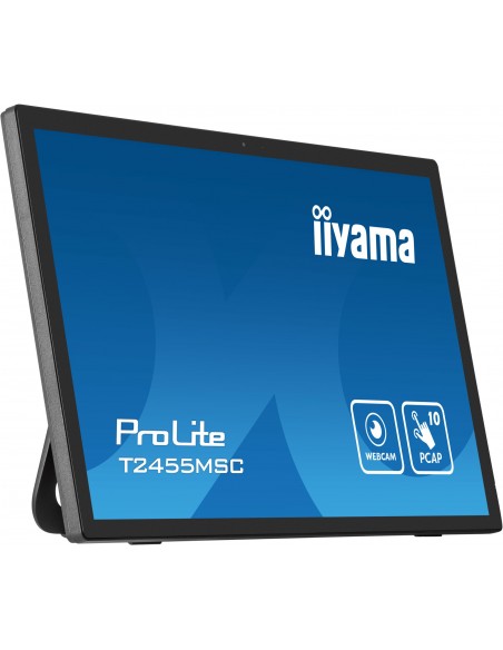 iiyama T2455MSC-B1 pantalla de señalización Pantalla plana para señalización digital 61 cm (24") LED 400 cd   m² Full HD Negro