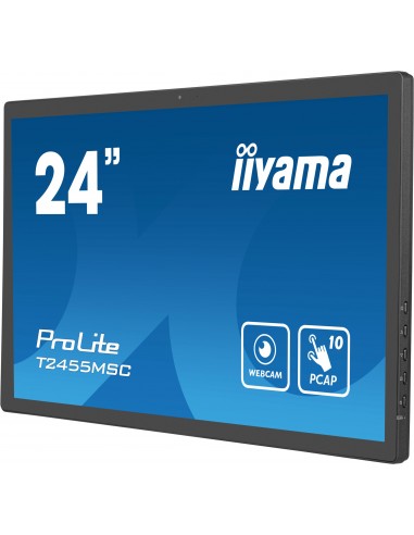 iiyama T2455MSC-B1 pantalla de señalización Pantalla plana para señalización digital 61 cm (24") LED 400 cd   m² Full HD Negro